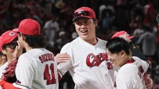 【広島】新井監督９回好機逸脱を取り返す勝田成のＶ打に「余計期待して見ていました」／一問一答