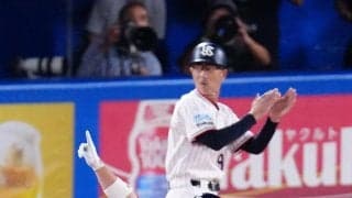 【ヤクルト】最大４点差…ついに追いついた！７回に代打丸山和郁が同点ソロ　チーム３本塁打目