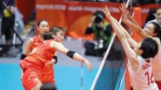 【バレー女子】秋本美空、全５戦で異彩放った“ハイブリッド攻撃”ＯＨとＭＢの「セミ」  ロス五輪切符取りへ変化もたらす攻撃光る…アジア大会