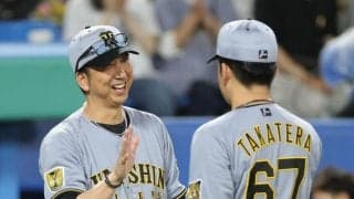 阪神　緊急降板のドリスは体の疲労　藤川監督「５０試合投げてる」　決勝弾の高寺は急きょ先発抜てきだったと明かす「前川の状況も１００％ではなかった」