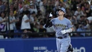 【阪神】佐藤輝明が単独キング36号「勝てたのが一番」レジェンドに肩並べるメモリアルアーチ