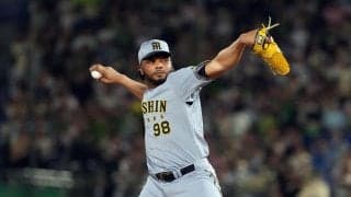 【阪神】緊急降板ドリス「少し違和感があったので降板させてもらいました」23日以降は様子見か