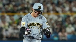 【阪神】森下翔太、死球記録更新も、高寺望夢の決勝弾祝福