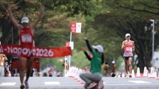 【陸上】山西利和が男子ハーフマラソン競歩で２度目の銀メダル獲得、吉川絢斗は４位　 女子は柳井綾音の４位が最高…名古屋アジア大会