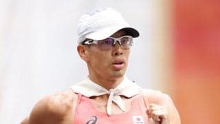 【陸上】男子ハーフ競歩銀の山西利和「一定のクオリティーを出せる技術が課題」先頭争いでの警告を悔やむ