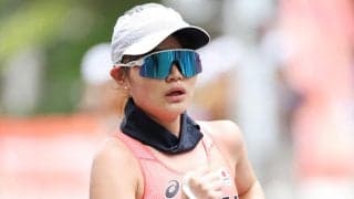 【陸上】女子ハーフ競歩４位の柳井綾音「点と点がつながっていけるように」レース後は推し活明言