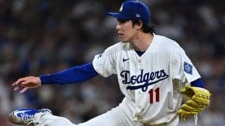 佐々木朗希、161キロで1回2K無失点　今季初救援で存在感…ド軍完封リレーで5連勝
