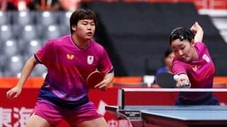 松島輝空、張本美和の“そらみわ”ペアが次戦で中国最強ペアと激突　激闘くぐり抜けるエースコンビが4種目メダルへ挑む【アジア大会2026卓球混合ダブルス】