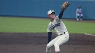 習志野の新エースが東海大浦安相手に公式戦初先発初完封！吹奏楽部の美爆音に憧れて同校に入学【千葉】