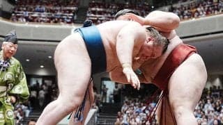安青錦、左足引きずりながら勝ち越し　中村親方「それでもこれだけの相撲をとれている」