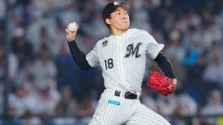 【ロッテ】石垣元気、１軍２度目の登板　９回に３番手で　四球許すも三振２つで１回無失点