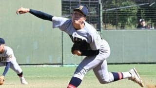 仙台育英の福井投手が七回途中無失点　宮城県大会優勝で東北大会進出