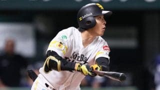 「美しすぎる先頭打者アーチ」“慶應兄弟”SB29歳外野手がプロ初の先頭打者弾　正木不在の1番で猛打賞「ここにきて調子上げてきてくれたの、デカすぎる」