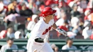 広島・中村奨成　初球先頭打者弾　また同郷・竹丸撃ち「１球で仕留められた」安仁屋氏ゲキに応えた「結果を出さないと来年もない」