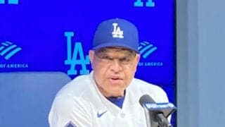 ロバーツ監督　大谷翔平の復帰戦は「打席の質もよかった」第４打席で特大中飛「ホームランをほんの少し逃した」負傷者リスト入り前からの変化を分析