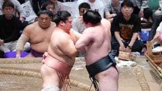 宇良、２場所ぶり勝ち越し　時疾風を押し出しで下す「まだ終わってないので引き続き頑張りたい」