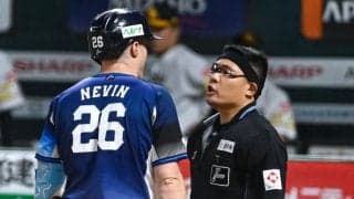【西武】ネビンに厳重注意と制裁金10万円　球審のストライク判定に対する侮辱行為で退場処分