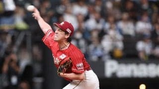 【楽天】前田健太にアクシデント　右肘に打球直撃も続投、日米通算170勝へ初回無失点で終える