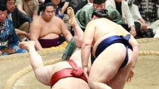 熱海富士４敗目で秋場所後の大関昇進難しく　九重審判長「今は一生懸命頑張っている」明言避ける