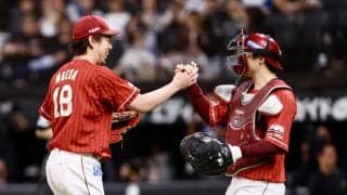 圧巻完封の楽天・前田健太　お立ち台で日本ハムファンに呼びかけ「ＣＳ頑張って下さい！来年は勝つので…」敵地から拍手がわき起こる