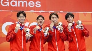 【競泳】史上初！　日本男子、アジア大会のリレー３種目全てで日本新の偉業　１９歳・村佐達也は５種目で日本記録保持者に