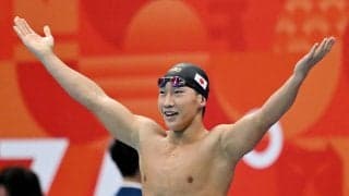 【競泳】大橋信の衝撃世界新、先輩たちは反応様々「なに、あの子。おっそろしい」「陸上を泳いでいるかのよう」「世界新を出されると、かすむ」…アジア大会