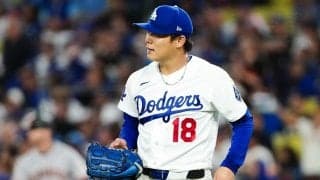 ド軍中継が捉えた由伸の行動…見守った人物が「パパみたい」　ベンチで発見された“数秒間”