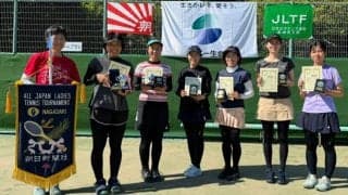 ソニー生命カップ全国レディーステニス、長崎では三城・池田組が優勝