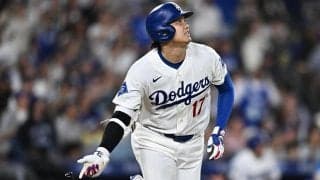 大谷翔平、第１打席は打った瞬間にファンから歓声上がるも中飛　全球フォーシームで勝負