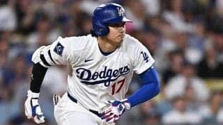 大谷翔平、第４打席はパドレス左腕の約161キロ速球に屈し３球三振　７回まで４打数１安打