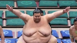 現役最重量力士252キロの出羽ノ城が引退、今後は「オファーお待ちしています」