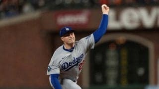 ロバーツ監督「これまでで一番良かった」スクバルを絶賛「使命感持って投げているように見えた」