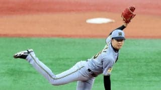【阪神】才木浩人は５回３失点も自責は１　メッセンジャー以来、３年連続10勝の権利持って降板