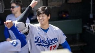 大谷翔平、2試合ぶりの安打をマーク！　第３打席で内野安打放つ　「2番DH」でスタメン出場