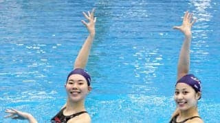 【ＡＳ】比嘉もえ、佐藤友花組がデュエットで銀メダル　中国が優勝、比嘉は２大会連続メダル…アジア大会