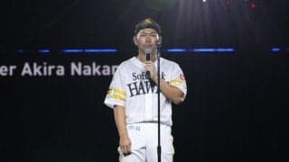 石橋貴明氏、引退の“後輩”中村晃にサプライズメッセ「あなたは帝京野球部の誇り」　場内ざわめき