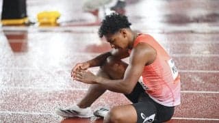 【陸上】男子110m障害日本記録の村竹ラシッド銀メダル「焦ってしまった」1台目を倒して力む
