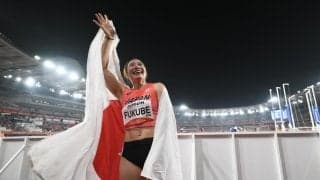 【陸上】福部真子が悲願の金に涙「一番価値のあるメダル色」女子100ｍ障害　日本人２人目