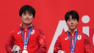 【卓球】張本智和＆篠塚大登組は銀　松島、戸上組も銅獲得し「２組でメダルは良かった」張本