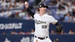 【オリックス】身長213センチ右腕のジェリーが帰国　開幕から先発ローテも３勝10敗