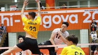 男子日本代表　カザフスタンをストレートで下し開幕2連勝
