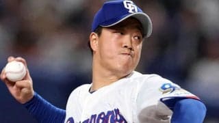中日・柳「また元気な肘で戻ってきます」病院ベッドの上で右腕吊す姿　「サイン見て安心しました」「びっくりしました」