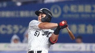 ロッテ・山口　３３号で本塁打争い単独２位　球団最多３５本も射程圏