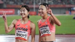 【陸上】女子800M決勝　久保凛は惜しくも４位　銅メダルまで０秒12差