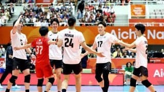 バレー男子　若き日本が無傷３連勝で８強入り　パキスタンとの全勝対決にストレート勝ち　大塚達宣、西山大翔らが躍動　最後は高橋慶帆が決めた！