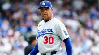 ド軍、“謎の201cm左腕”が電撃昇格　MLB未登板→PS秘密兵器か、キム・ヘソンも…球団公示