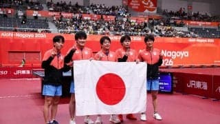 卓球日本男子の60年ぶり金奪取に中国メディアも評価「世界レベルでも最大のライバル」　露呈した自国の課題に言及「弱点を浮き彫りに」