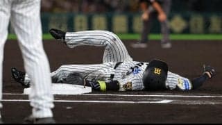 【阪神】チカナカまさかの走塁ミス初回無得点　近本光司けん制＆二塁狙った中野拓夢が連続アウト