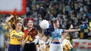 背中に「笑笑」のネームも　美女６人が甲子園来場　ＳＮＳ沸く「可愛いすぎんか」「皆様ありがとう」