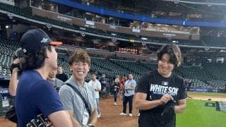 ホワイトソックス村上宗隆、アストロズ今井達也が松井稼頭央氏から激励受ける